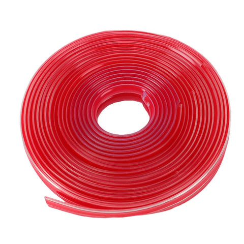 Red roll not related to Clear Self Adhesive Corner Protectors 5m Roll, 10mm Edge Guards For Kid Proofing PVC use