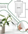 Adjustable Moss Pole Watering Dripper Pro with Flow Control for precise moss pole irrigation, shown in use with Monstera.