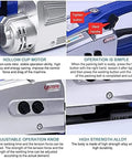 Powerful Portable Electric Strapping Machine With Battery Power For Pet Pp Straps showing motor, controls, and operation details.