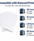 Keep Your Card Printer Runnin Smooth These Adhesive Cleaning Cards Ditch Dust Lint Roller Gunk Quick Fix For Datacard SR200 SR300 RL90 LM200 LM300 RP90 Plus Models Pack Of Ten with printers.
