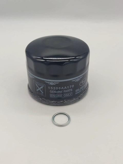 Subaru Oil Filter And Crush Gasket Set For 2015 2026 WRX BRZ And 2026 Outback Turbo Wilderness OEM 15208AA170 And 803916010