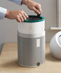 360 Degree Glass HEPA Air Purifier Filter For Pure Cool Me And Pure Cool Link Tower - 99.95% particle capture demonstration