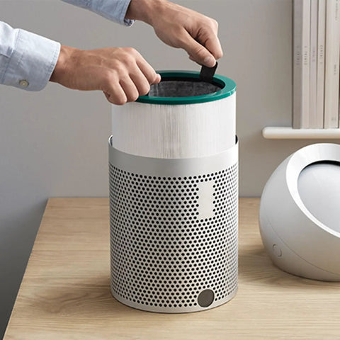360 Degree Glass HEPA Air Purifier Filter For Pure Cool Me And Pure Cool Link Tower - 99.95% particle capture demonstration