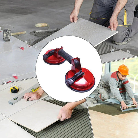 Heavy Duty Vacuum Suction Cups With Double Claw Design For Smooth Glass Tile And Wall Lifting, lifting tiles in renovation.