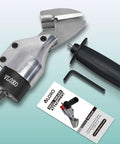 All Purpose Metal Shear Drill Attachment That Slays Sheet Metal Cutting Tasks Upgrades Your Cordless Drill Into A Badass Industrial Grade Tool For Slicing Iron Aluminum And Stainless Steel Panels Fast with user manual and accessories.