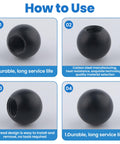 Ten Pack M4 Thread Cap Nuts Knobs Black Decorative Screw Caps For Furniture And Lighting Fixtures How to Use Guide