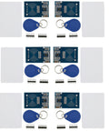 Six Pack Mifare RC522 RFID Kit With 13.56MHz Sensor Module, S50 Cards And Keychain Tags, SPI Interface For Arduino Raspberry Pi