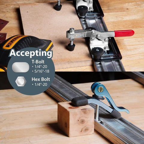 Dead On Accurate 36 Inch Straight Edge Guide Clamp For Circular Saw Router And Jigsaw Making Flawless Woodworking Cross Cuts with adjustable clamps.