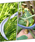 2 Pack Folding Japanese Scythe Knife Garden Tool With Long Handle for sickle in grass and cutting pumpkin stem