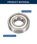 Close-up HiPicco R8ZZ deep groove ball bearing, chrome steel GCr15, double shielded, 1/2 inch bore, 1-1/8 inch OD, 5/16 inch width