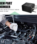 Heavy Duty 12 Volt 5 Pin Fuel Pump Relay Pair Straight Swap Automotive Electrical Component installed in engine bay.