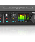Front view of USB-C 6x4 Audio Interface With Pro-Grade Studio-Quality Sound And ESS Sabre32 DAC, 120 dB Dynamic Range.