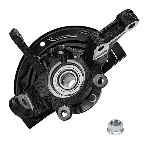 Front Two Piece Steering Knuckles And Wheel Bearing Hub Assembly Replacement For 2002 2003 2004 2005 2006 Nissan Altima And 2004 2005 2006 2007 2008 Maxima With Two Steering Knuckles And Wheel Hub Bearings Included
