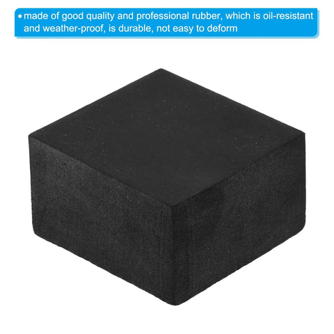 Heavy Duty Rubber Anti Vibration Pads To Kill Equipment Rattles And Noise With These Square Isolation Mats, black rubber pad 50mm.