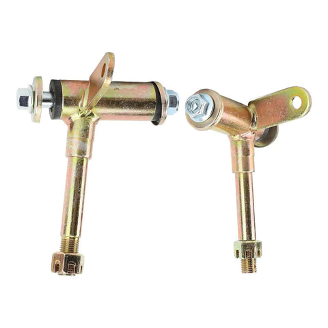 One Pair Universal Front Steering Knuckle For ATVs Go Karts And Quad Bikes, Beefed Up Heavy Duty Metal Spindle Accessory Replacement