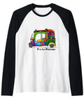 Rickshaw Desi Indian Festival Raglan Baseball Tee Fresh Festive Fit Solid Go To Gift For Diwali Holi Celebrations. Cotton blend, unisex.