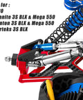 Aluminum Front And Rear A Arms Upgrade Kit For One Tenth Scale Senton 3S BLX Mega 550 Granite 3S BLX Mega 550 Vorteks 3S BLX
