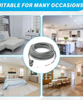 Image of 36Ft Replacement Vacuum Extension Cord For Navigator Lift Away Pro And Rotator Upright Vacuums Fits NV501 NV502.