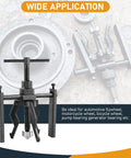 Three Jaw Inner Bearing Puller Set for Cars and SUVs Heavy Duty Pilot Bearing and Bushing Removal Tool with application background