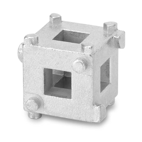 Rear Disc Brake Piston Tool And Caliper Compression Tool For Easy Brake Pad Change And Caliper Service With Three Eighths Inch Drive And Pro Grade Forged Steel Build For Most Cars And Light Trucks on white background.