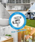 Solid As A Rock 2 Pack Quarter Turn Angle Stop Valves For Sink And Faucet Lines Premium Chrome Plated Brass in various settings.
