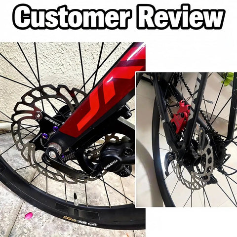 Floating Six Bolts Bike Disc Brake Rotor CNC Machined Stainless Steel for E Bike Road MTB BMX Gravel in Customer Review
