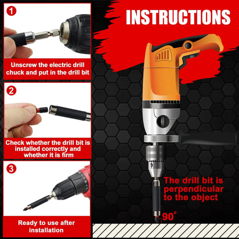 45 Piece Screwdriver Bit Set For Impact Drivers And Drills With Handy Storage Case Packed With Hex And PZ Bits Plus 25mm Impact Bits For Wood Metal Cement A Handy Pro Grade Drill And Screwdriving Kit Built For Home DIY And Pros