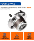 Pair Rear Wheel Hub And Bearing Assembly For Ford Focus 2001 To 2009 With Rear Disc Brakes Budget-Friendly OE Quality Replacement