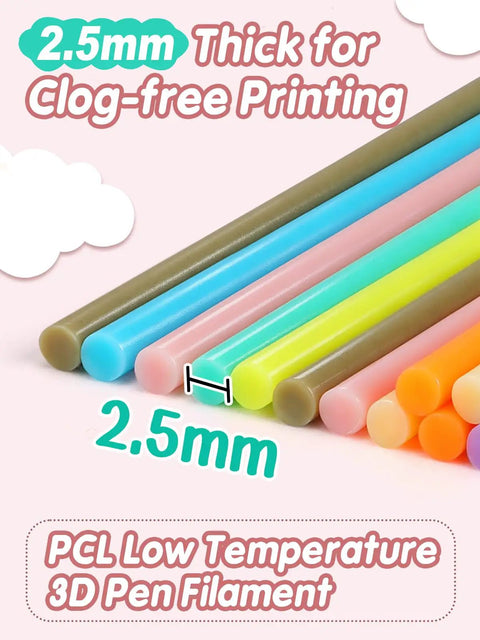 Premium 3D Pen Filament Refills Hella Durable With Ten Vivid Shades Built For 3Doodler Start Plus Flawless Low Smoke Extrusion Guaranteed Never To Jam Sweet Plastic Craft Material For Legit Hobbyists