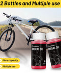 Hydraulic Disc Brake Bleed Kit With 120ml Mineral Brake Fluid Included For Shimano And Tektro, bike and mineral oil bottles