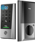Next Level Smart Front Door Lock Featuring Lightning Fast Fingerprint Keyless Entry Deadbolt With Zero Fret AI Unlocking for home security.