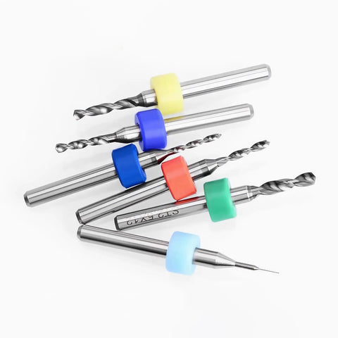 10 Pcs PCB Drill Bit Set With One Eighth Inch Shank Micro Twist Carbide Bits 1.1mm To 2.0mm For PCB Engraving Dremel Jewelry CNC Projects
