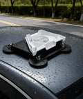 Mini Satellite Internet Roof Mount For Cars And RVs With Four Strong Magnets No Drill Quick Release Magnetic Kit 200Lb Heavy Duty Base Fits Cars Trucks Vans Boats Starlink Mini Ready installed on a car roof