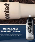 OMTech Laser Marking Spray aerosol can, 13 oz, black metal-marking fluid for CO2 laser engravers