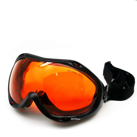 OD5 Plus Laser Safety Glasses for 190 to 540 Nm Absorption Type Protective Goggles With 50 Percent Visible Transmittance
