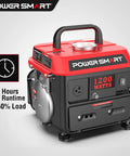 Ultra Lightweight 1200W Gas Powered Portable Generator For Camping Tailgating And Outdoor Use 71cc 2 Stroke Single Cylinder 39 Lb