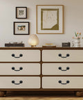 Dresser with Four Pieces Bail Pull Handles Antique Vintage Hardware For Furniture Cabinets Drawers And Dressers Black Zinc Alloy Rustproof Durable