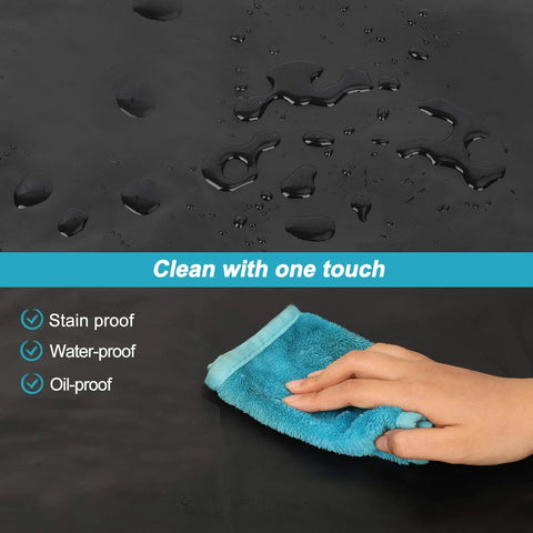 Waterproof surface of 2 Pack Waterproof Rubber Vinyl Aprons For Men Heavy Duty Kitchen And Grilling Aprons Extra Long 40 Inch Bib Aprons