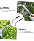 Effortless Mowing Sickle Set For Weeding And Harvesting Rugged Hand Tool in use showcasing ergonomic grip and rustproof steel
