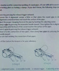 Instruction diagram for using Heavy Duty Locking C Clamp For Welding And Woodworking with labeled steps and images.
