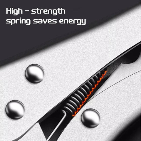 Close-up of high-strength spring detail in Three Pack 11 Inch Locking Pliers Heavy Duty Vice Grips For Welding With Adjustable Jaw Screw.