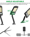 Outdoor Solar Flood Lights 4 Pack Super Bright 1000LM 168 LEDs Motion Sensor Security Lights with adjustable angles