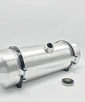 Aluminum Fuel Tank 5 Gallon For Cars And Hot Rods 8x24 Inch Center Fill One Quarter Inch NPT Outlet Gas Tank Lightweight Durable Auto Part