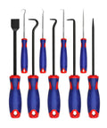 9 Piece Precision Pick And Hook Set With Scraper For Auto And Electronics displayed on white background