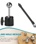 12 Pack Ball Nuts Knobs With One Quarter Inch Twenty UNC Female Thread, 17.4Mm Ball Diameter, Steel, Swivel Joints Display