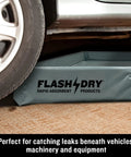 Portable Spill Containment Berm 4 By 4 Folding Tray For Oil Fuel And Chemical Spills Reusable UV-Resistant PVC under vehicle