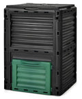 Outdoor Garden Compost Bin 80 Gallon 300L BPA Free Plastic with easy setup and odor-sealed lid for fast fertile soil creation.