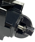 Close-up of New Coated Starter Motor Replacement For 1996-2007 4.3L 5.0L 5.7L 7.4L 8.1L Marine V6 V8 Engines, metal finish