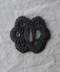 Handcrafted Alloy Katana Tsuba Guard With Floral Pattern For Katana Wakizashi Tanto Authentic Iaido Accessory