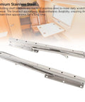 Heavy Duty 15.6 Inch Stainless Steel Folding Wall Shelf Bracket Hinge For Kitchen Or Garage Rock Solid Wall Mount
